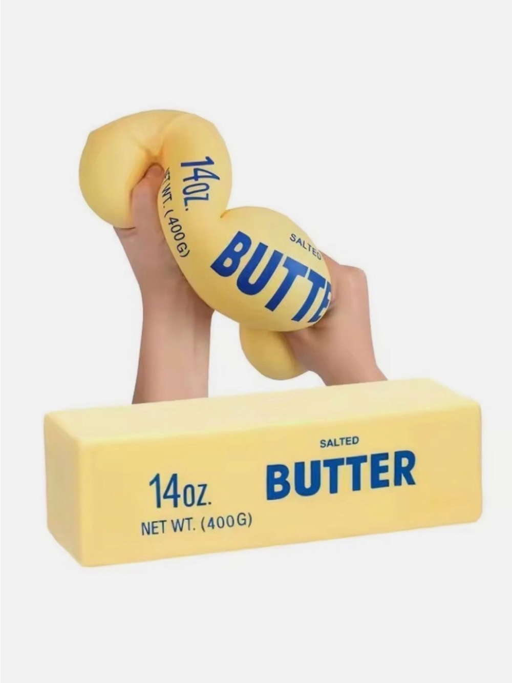 Butter Scented Stress Relief Body Squish Toy – Yellow